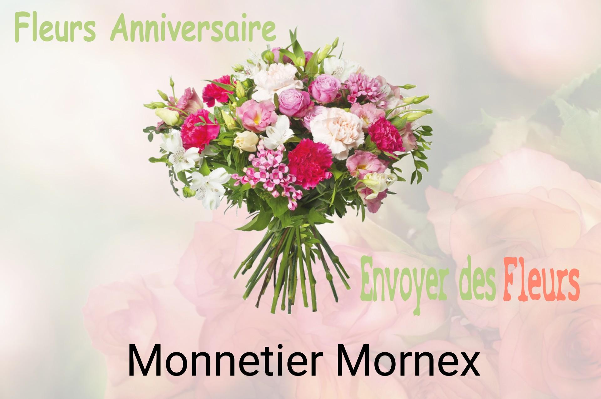 Bouquet de fleurs d’anniversaire livré à Monnetier-Mornex