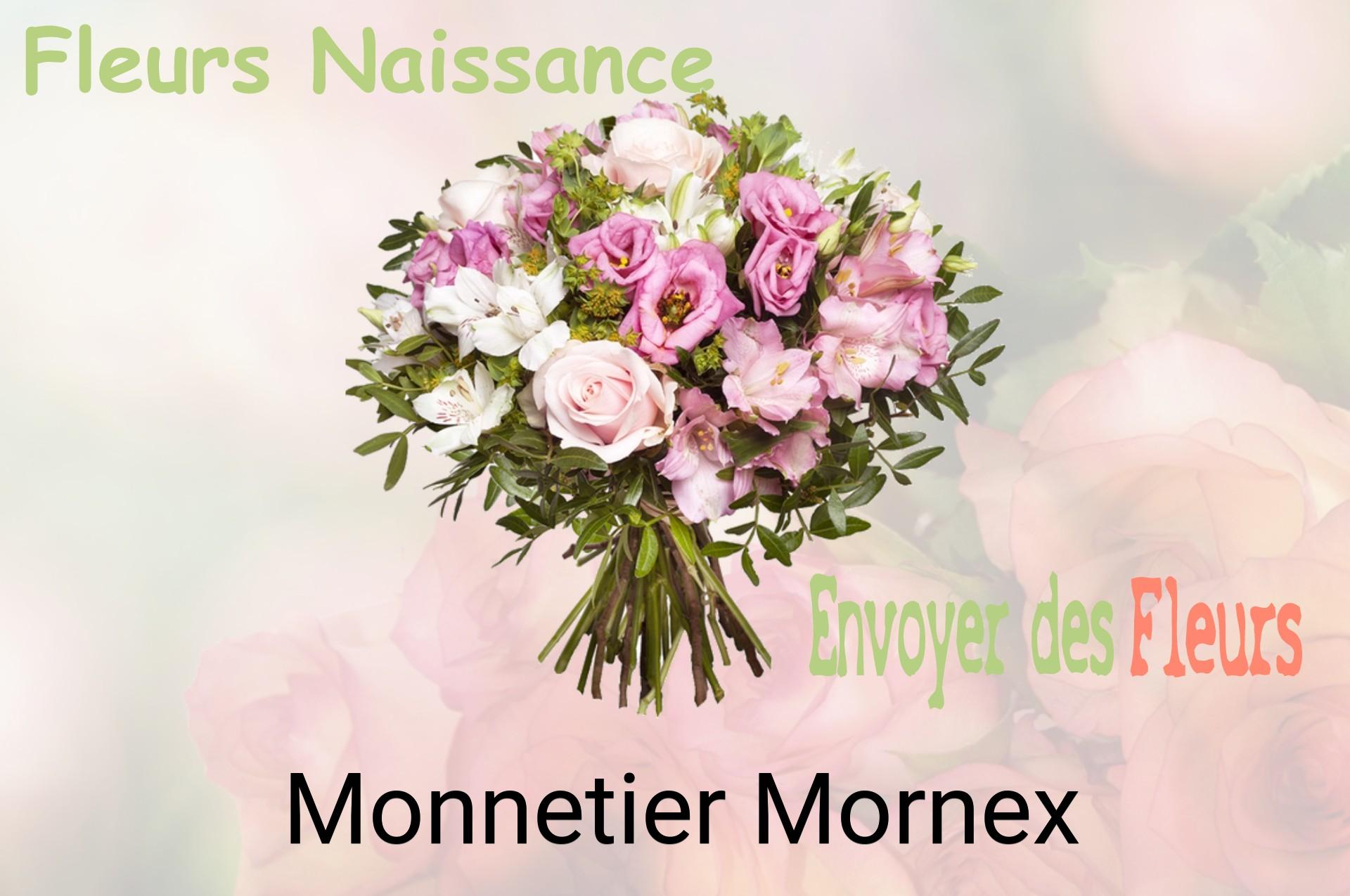 Bouquet de fleurs de naissance livré à Monnetier-Mornex